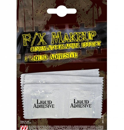 Halloweenaccessoires latex 3 kleine flesjes