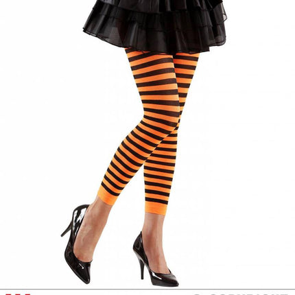 Halloweenaccessoires leggings gestreept