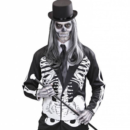 Halloweenaccessoires luxe hoge hoed vilt