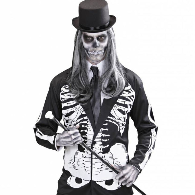 Halloweenaccessoires luxe hoge hoed vilt