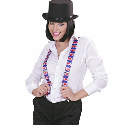 Halloweenaccessoires luxe hoge hoed vilt
