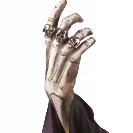 Halloweenaccessoires: Luxe schedelring