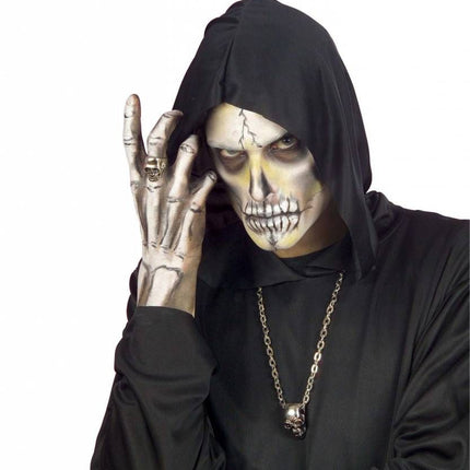 Halloweenaccessoires: Luxe schedelring