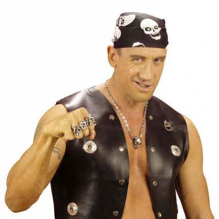 Halloweenaccessoires: Luxe schedelring