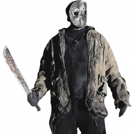 Halloweenaccessoires machette 75cm met bloed