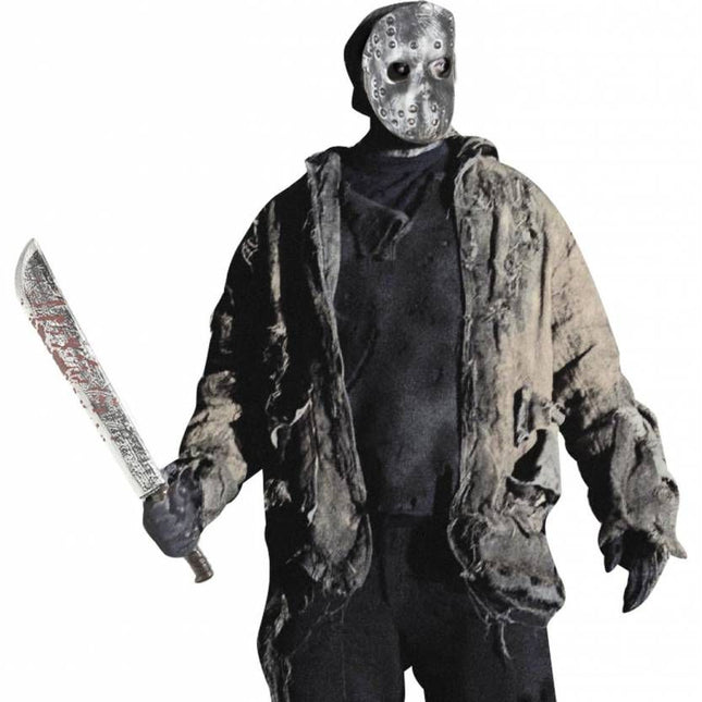 Halloweenaccessoires machette 75cm met bloed