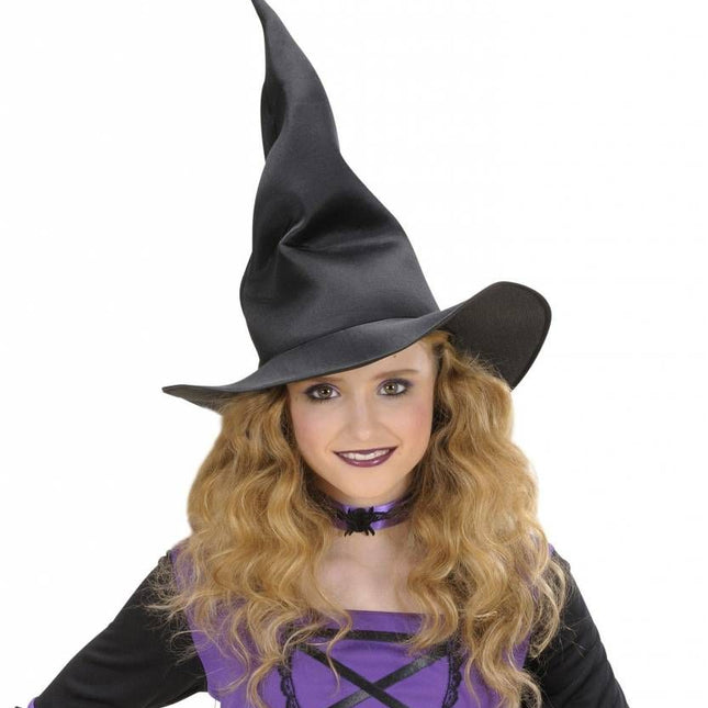 Halloweenaccessoires: Maffe heksenhoed kind