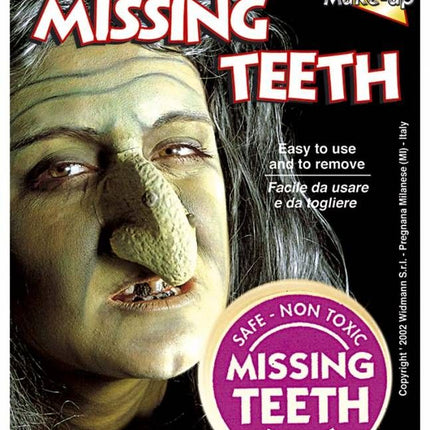Halloweenaccessoires: Make-up missende tand