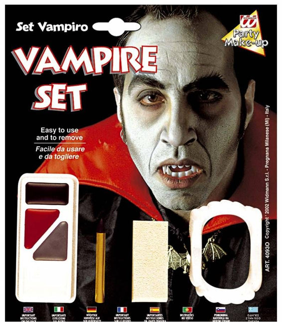 Halloweenaccessoires make-up set met accessoires