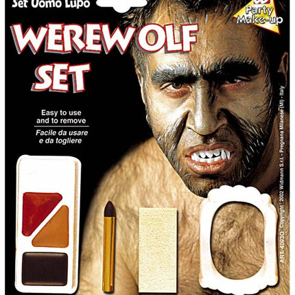 Halloweenaccessoires make-up set met accessoires