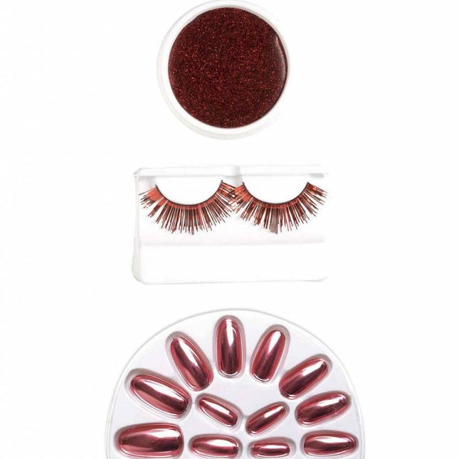 Halloweenaccessoires make-up set rood