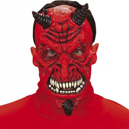 Halloweenaccessoires masker duivel
