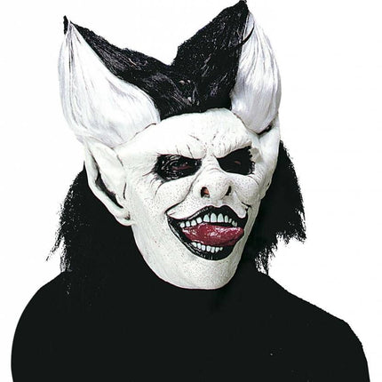 Halloweenaccessoires masker likker met haar