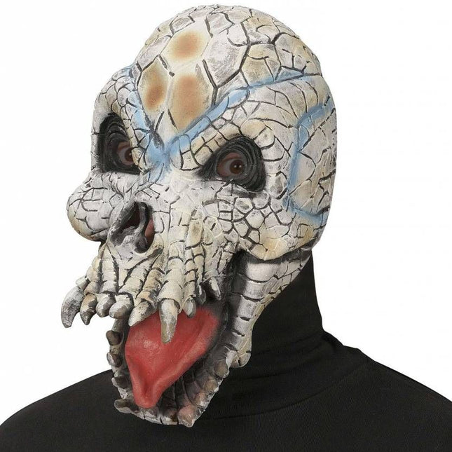 Halloweenaccessoires masker reptiel schedel
