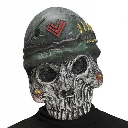 Halloweenaccessoires masker schedel leger