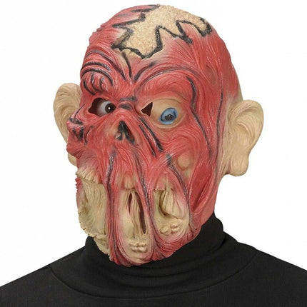 Halloweenaccessoires masker smeltend gezicht