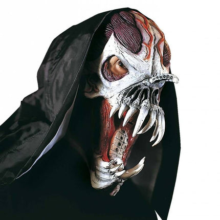 Halloweenaccessoires masker space monster met kraag