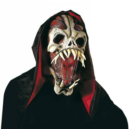 Halloweenaccessoires masker space monster met kraag