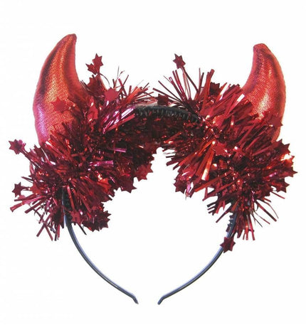 Halloweenaccessoires: Metalic duivelshoornjes