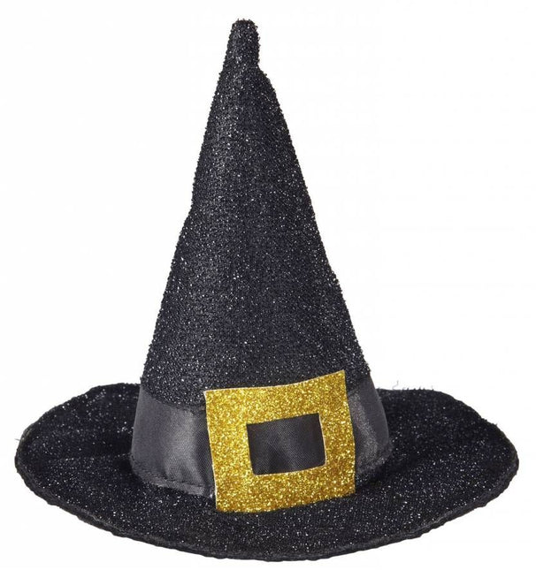 Halloweenaccessoires mini heksenhoed