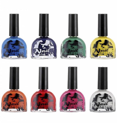 Halloweenaccessoires nagellak zwart