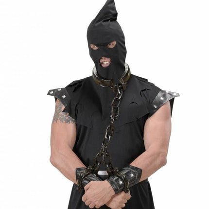 Halloweenaccessoires nek en pols ketting professionele uitvoering