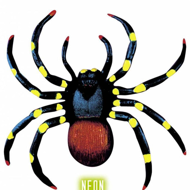 Halloweenaccessoires: Neon spinnen