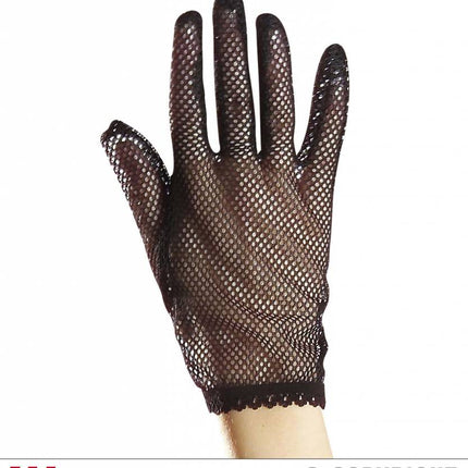 Halloweenaccessoires nethandschoenen wit