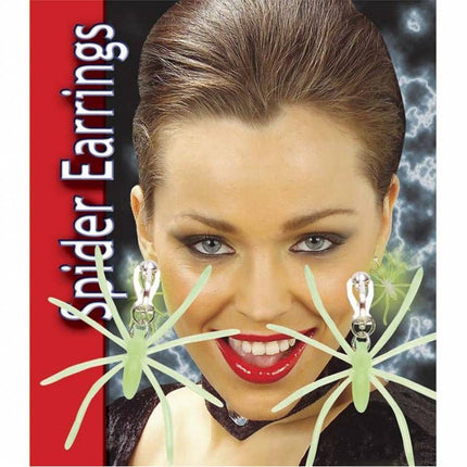 Halloweenaccessoires: Oorbel: Spider