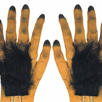 Halloweenaccessoires paar draculahanden met haar