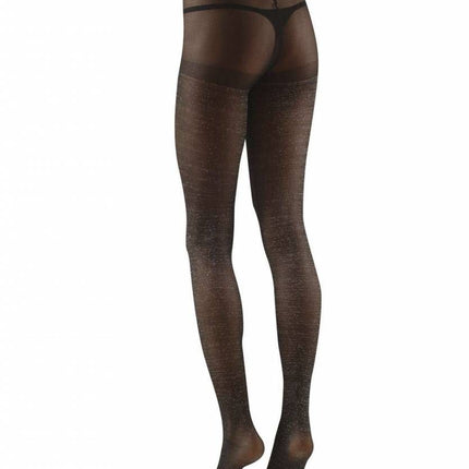 Halloweenaccessoires panty 40den glitter rood