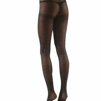 Halloweenaccessoires panty 40den glitter rood