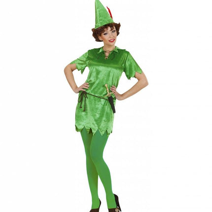 Halloweenaccessoires panty groen