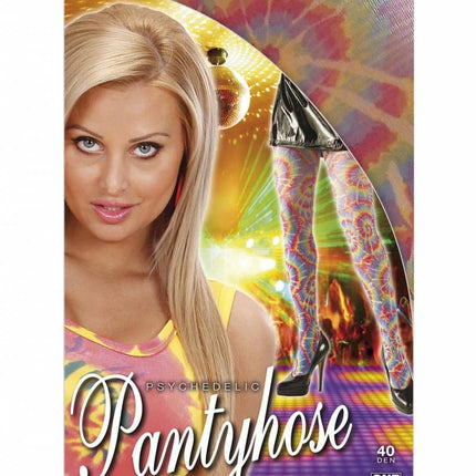 Halloweenaccessoires: Panty Psychedelisch