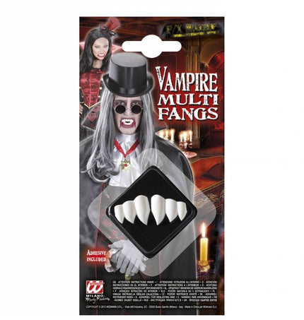 Halloweenaccessoires pk 12 vampire fangs kit