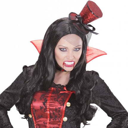 Halloweenaccessoires pk 12 vampire fangs kit
