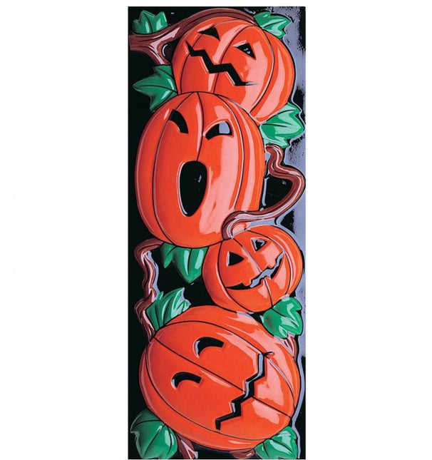 Halloweenaccessoires pompoen decoratie 3dvertikaal 20x50cm