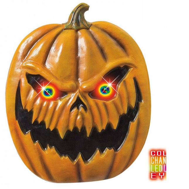 Halloweenaccessoires pompoen met lichtgevende ogen