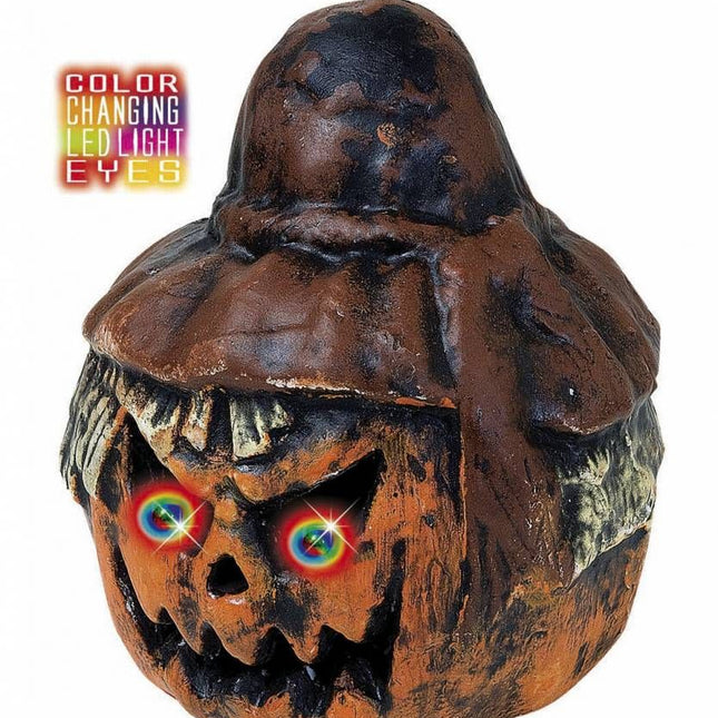Halloweenaccessoires pompoenvogelverschrikker met licht