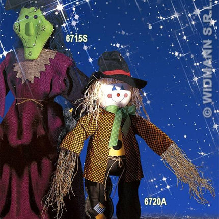 Halloweenaccessoires pop van stroheks 105cm
