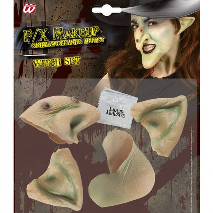Halloweenaccessoires: Professionele heksenset