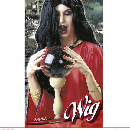 Halloweenaccessoires: Pruik Amalia