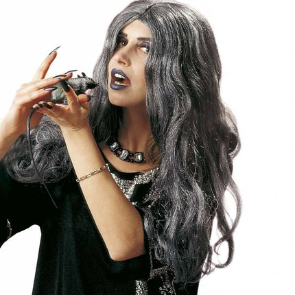 Halloweenaccessoires: Pruik Crudelia