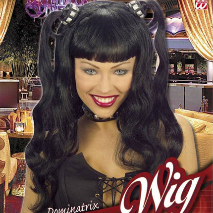 Halloweenaccessoires: Pruik Dominatrixia