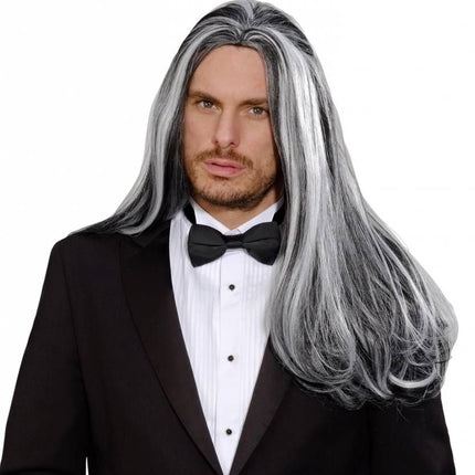 Halloweenaccessoires pruik droomhaar Victoriaanse vampier
