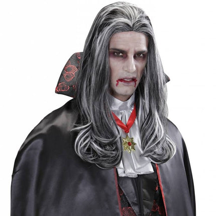 Halloweenaccessoires pruik droomhaar Victoriaanse vampier