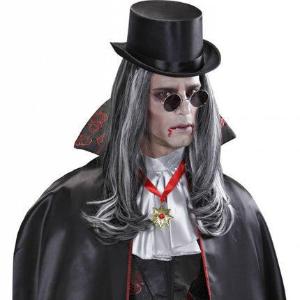 Halloweenaccessoires pruik droomhaar Victoriaanse vampier