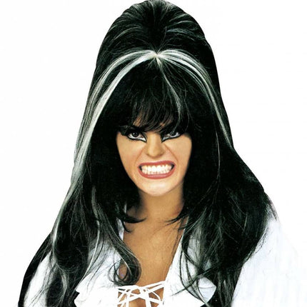 Halloweenaccessoires: Pruik Elviria