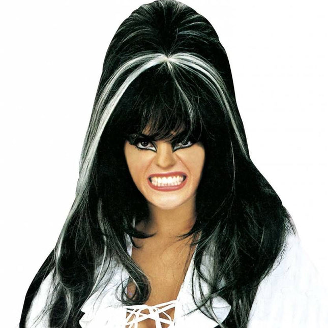 Halloweenaccessoires: Pruik Elviria