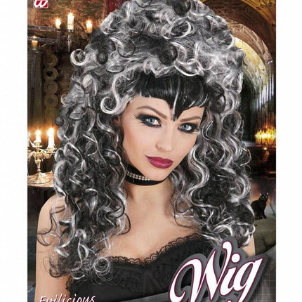 Halloweenaccessoires: Pruik Evelicius